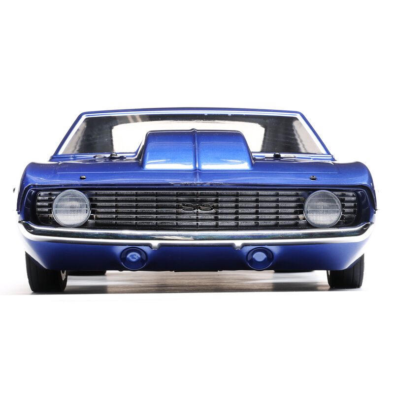 Losi 1/10 '69 Camaro 22S No Prep Drag Car, Brushless 2WD RTR, Blue