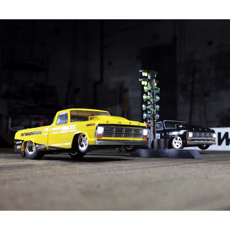 Losi 1/10 '68 Ford F100 22S 2WD No Prep Drag Truck Brushless RTR, Magnaflow