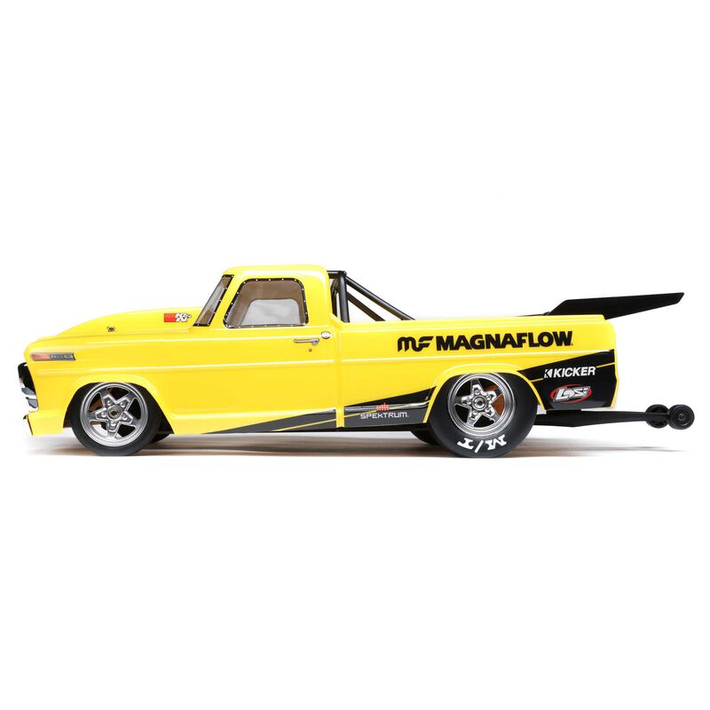 Losi 1/10 '68 Ford F100 22S 2WD No Prep Drag Truck Brushless RTR, Magnaflow
