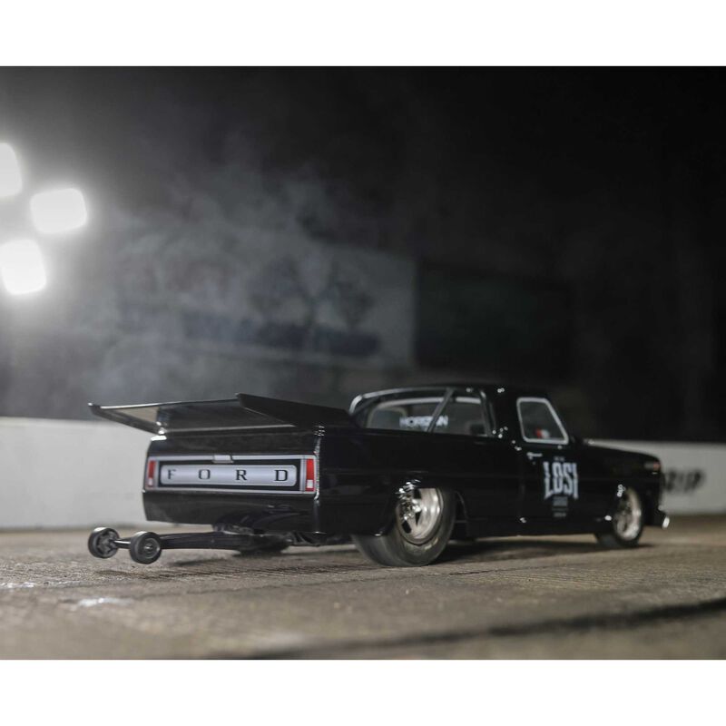 Losi 1/10 '68 Ford F100 22S 2WD No Prep Drag Truck Brushless RTR, Losi Garage