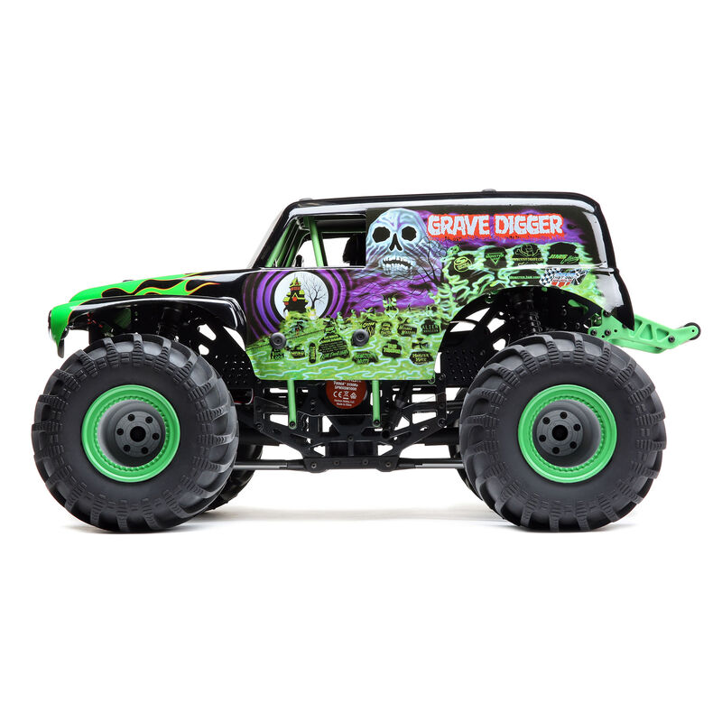 Losi LMT 4X4 Solid Axle Monster Truck RTR, Grave Digger