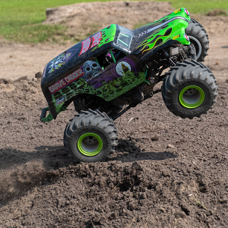 Losi LMT 4X4 Solid Axle Monster Truck RTR, Grave Digger