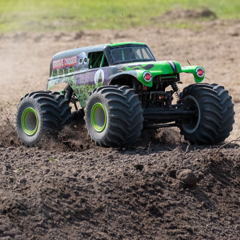 Losi LMT 4X4 Solid Axle Monster Truck RTR, Grave Digger