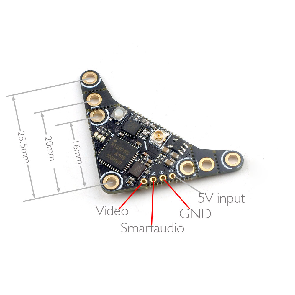 HappyModel OVX303 25-300mW 5.8GHz U.Fl VTX w/ OpenVTX