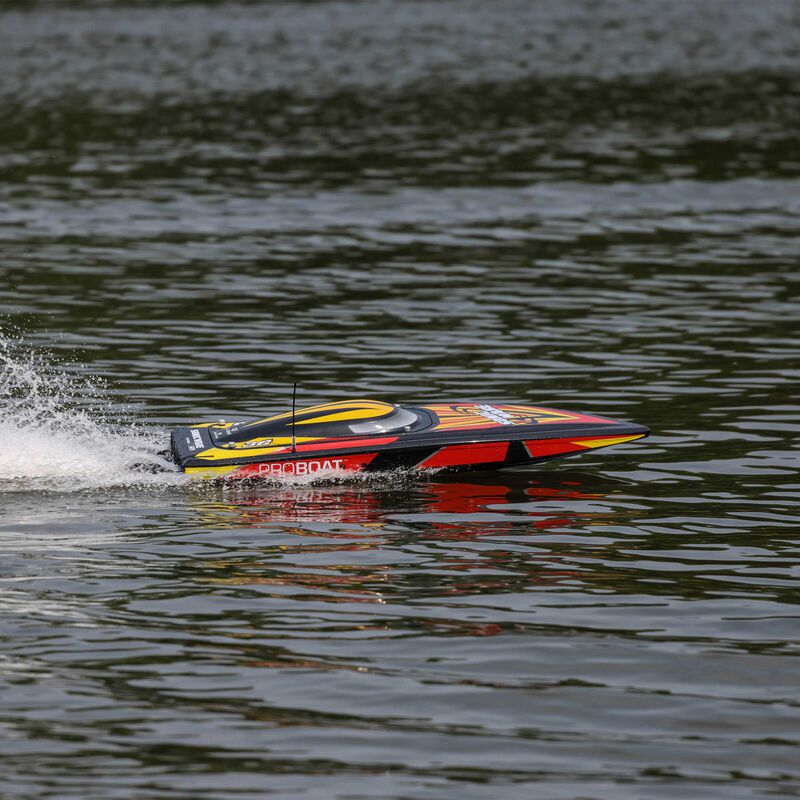 Proboat Sonicwake V2 36" Self-Righting Brushless Deep-V RTR, Black