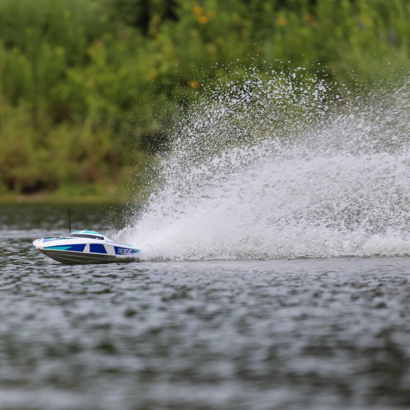 Proboat Sonicwake V2 36" Self-Righting Brushless Deep-V RTR, White