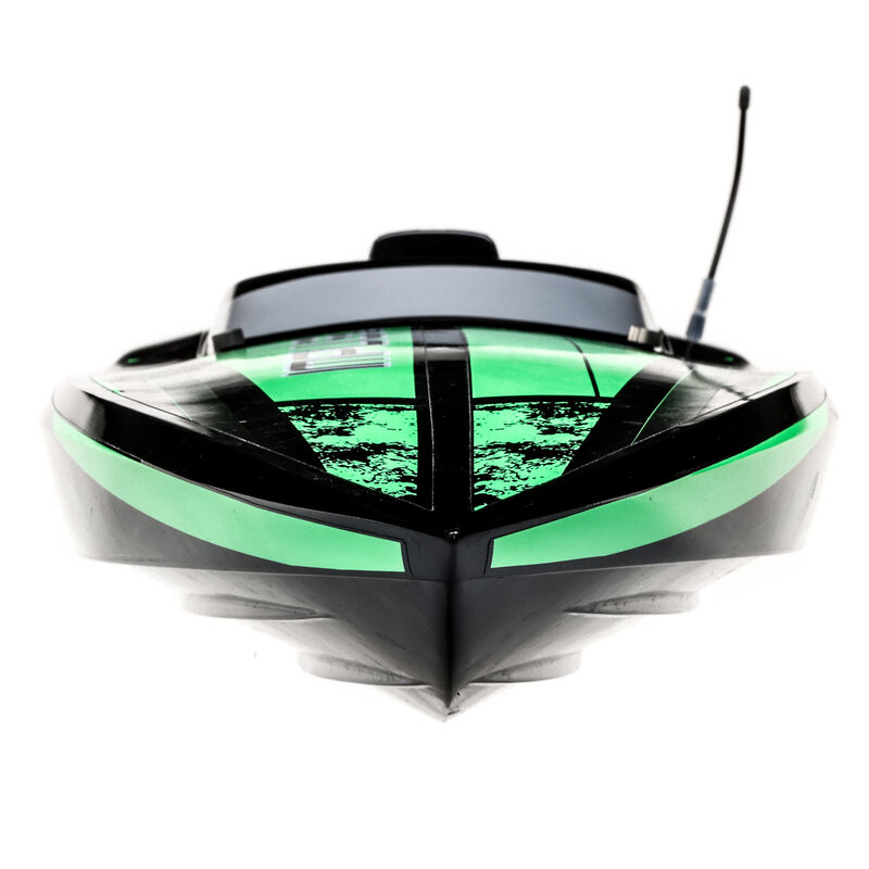 PRO BOAT Impulse 32" Brushless Deep-V RTR with Smart, Black/Green