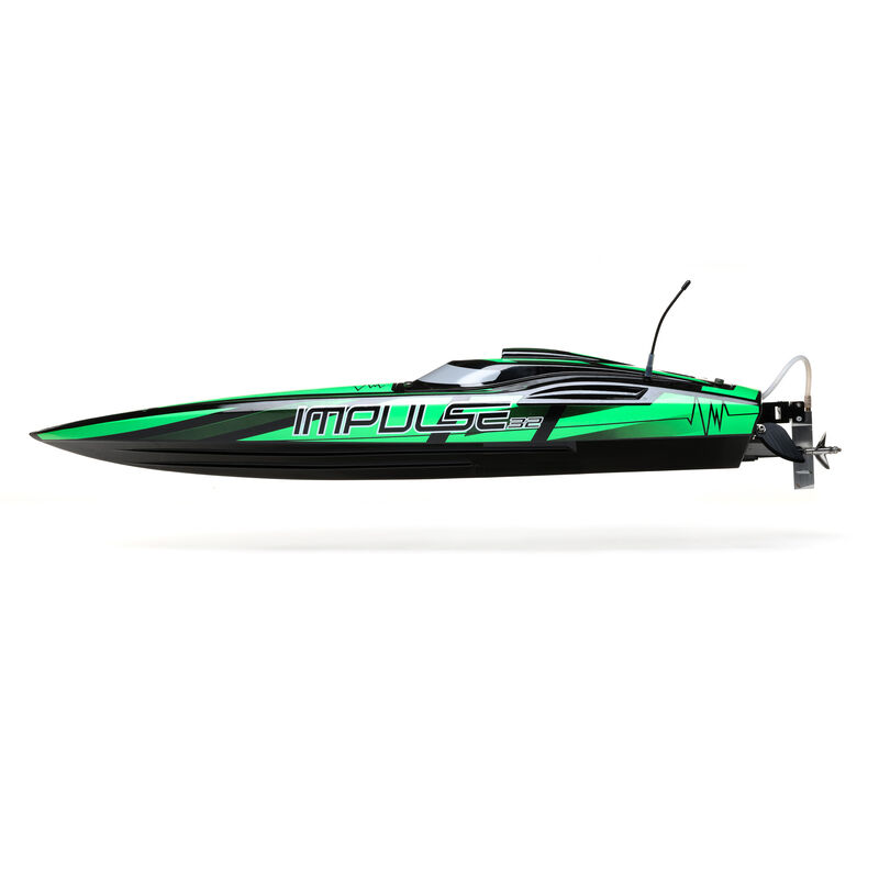 PRO BOAT Impulse 32" Brushless Deep-V RTR with Smart, Black/Green