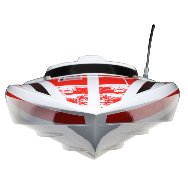 Pro Boat Impulse 32" Brushless Deep-V RTR with Smart, White/Red