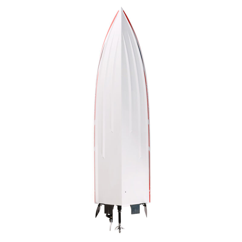 Pro Boat Impulse 32" Brushless Deep-V RTR with Smart, White/Red