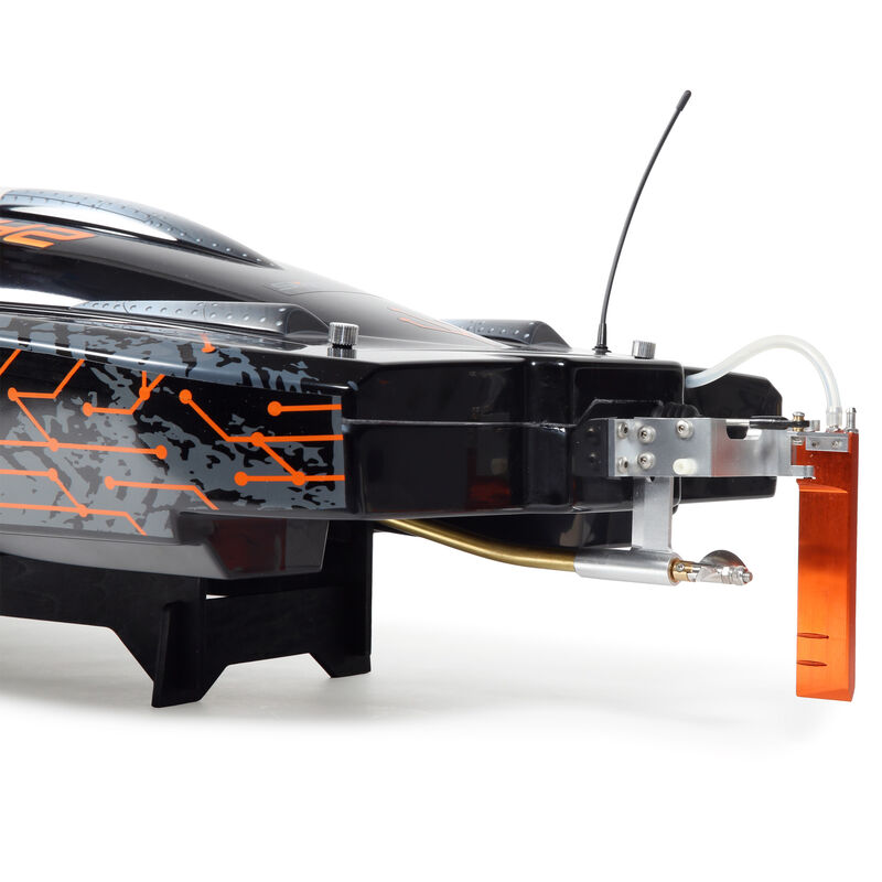 Proboat Blackjack 42" 8S Brushless Catamaran RTR: Black/Orange