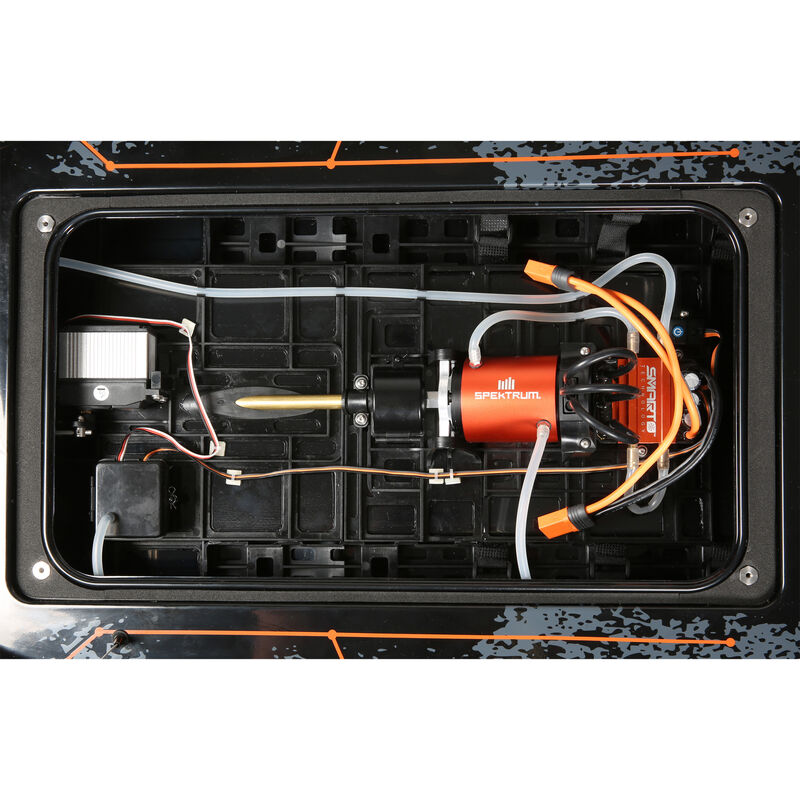 Proboat Blackjack 42" 8S Brushless Catamaran RTR: Black/Orange