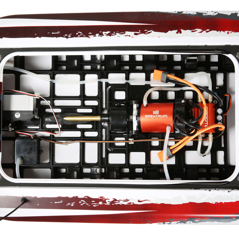 PROBOAT Blackjack 42" 8S Brushless Catamaran RTR: White/Red