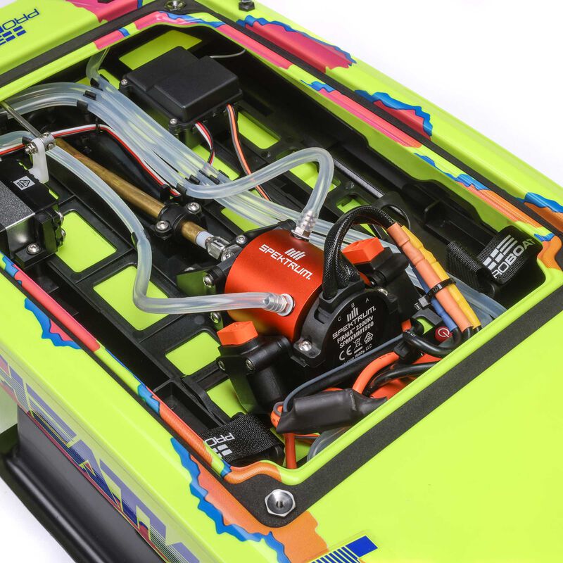 PROBOAT Blackjack 24" V2 Catamaran Brushless: RTR, Heat Wave Visual
