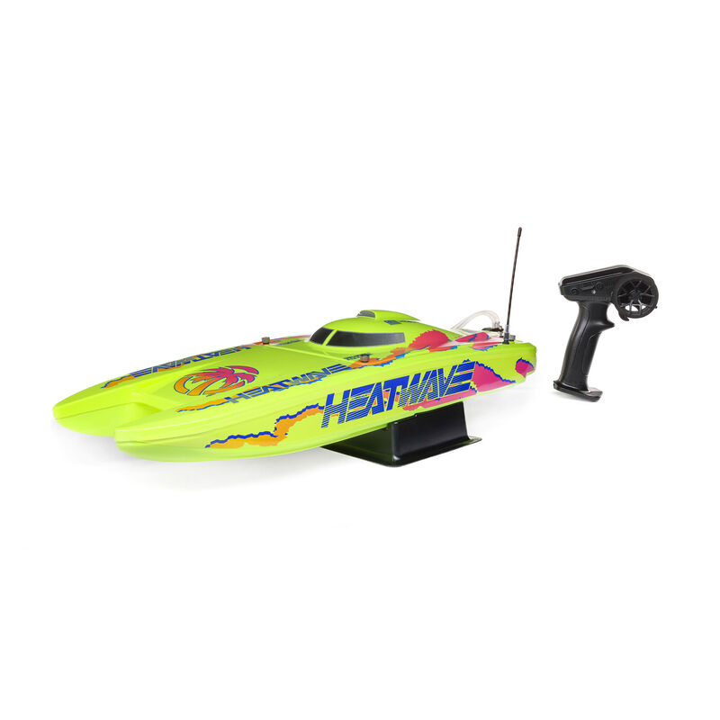 PROBOAT Blackjack 24" V2 Catamaran Brushless: RTR, Heat Wave Visual