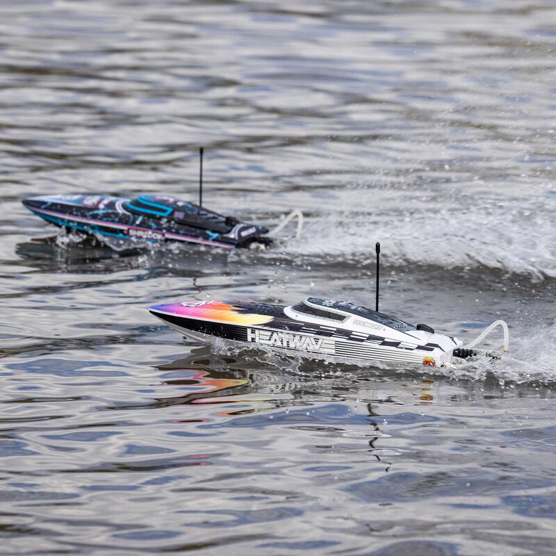 Pro Boat Recoil 2 18" Self-Righting Brushless Deep-V RTR, Heatwave
