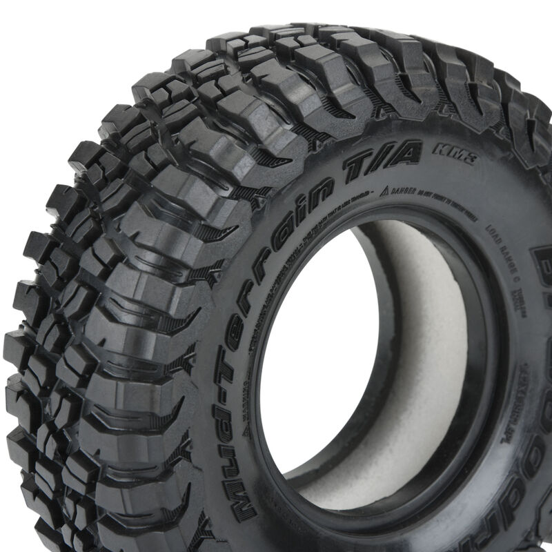 Proline Racing 1/10 Class 1 BFG T/A KM3 Predator F/R 1.9" Crawler Tires (2)