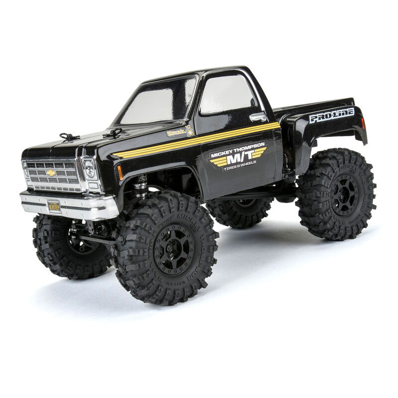 Proline Racing 1/24 Mickey Thompson Baja Pro X F/R 1.0" MTD 7mm Black Holcomb (4)