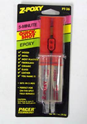 ZAP Z-POXY 5 MINUTE EPOXY - 1 OZ. SYRINGE