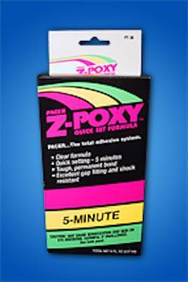 ZAP Z-POXY 5 MINUTE EPOXY - 4 OZ. SET