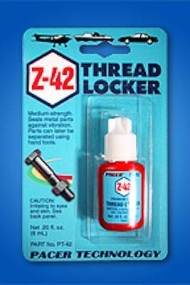 ZAP Z-42 BLUE THREADLOCKER - .2 OZ.