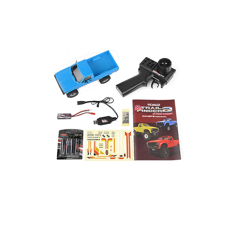 RC4WD 1/24 Trail Finder 2 RTR with Mojave II Hard Body, Blue