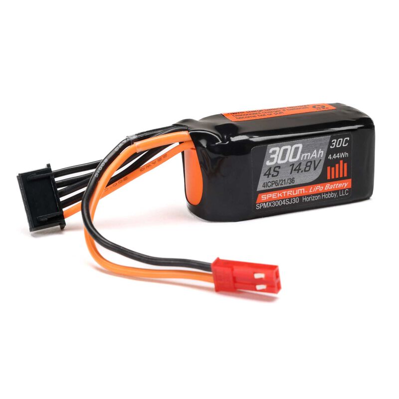 Spektrum 4S 14.8V 300mAh 30C LiPo Battery <font color="red"><b>(PREORDER)</b></font>