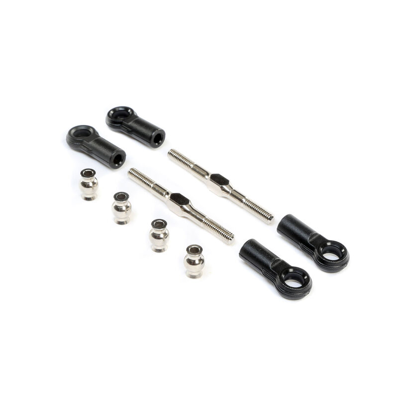 TLR Turnbuckle 4mm x 50mm (2): 8X, 8XE