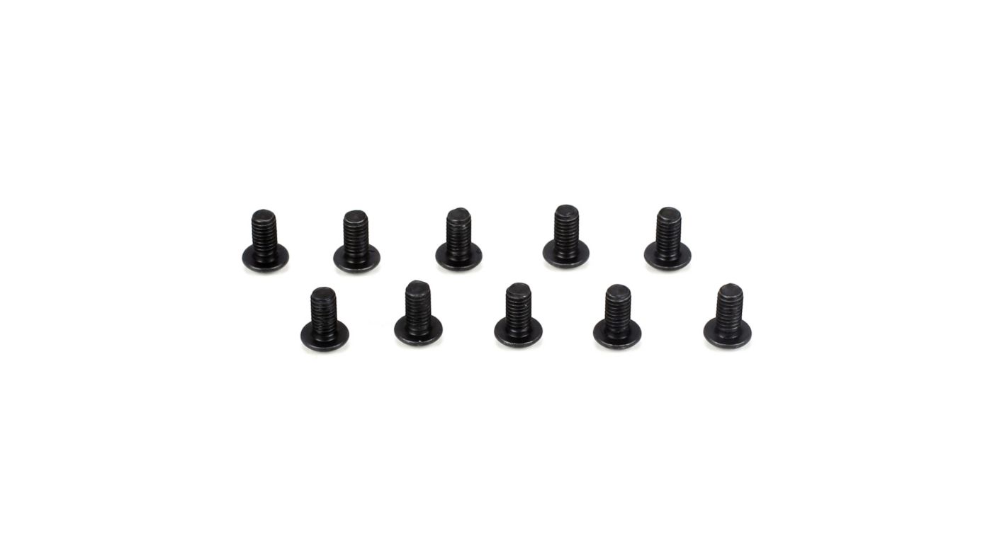 TLR Button Head Screws, M3 x 6mm (10)