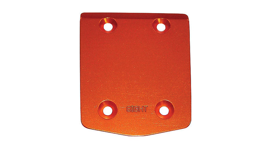 Xtreme Racing Aluminum Wear Guard, Orange: 8B/T