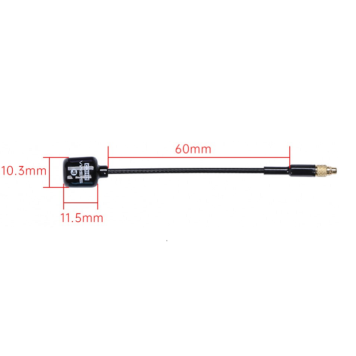iFlight SIGMA 5.8GHz 60mm FPV Antenna (RHCP MMCX Straight)