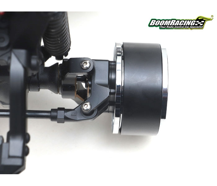 Boom Racing ProBuild™ 1.9" SV5 Adjustable Offset Aluminum Beadlock Wheels (2) Chrome/Bronze