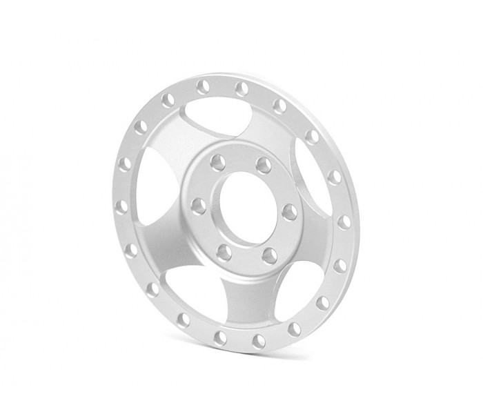 Boom Racing ProBuild™ 1.9" SV5 Adjustable Offset Aluminum Beadlock Wheels (2) Matte Black/Flat Silver