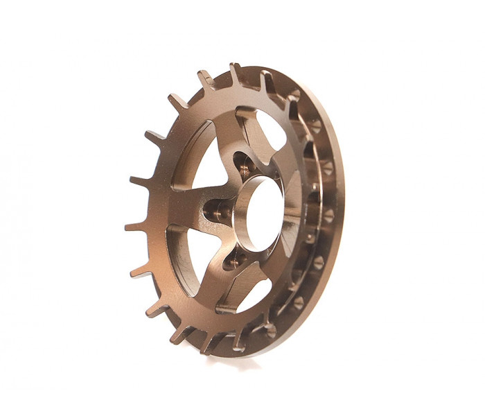 Boom Racing ProBuild™ 1.9" SS5 Adjustable Offset Aluminum Beadlock Wheels (2) Black/Bronze