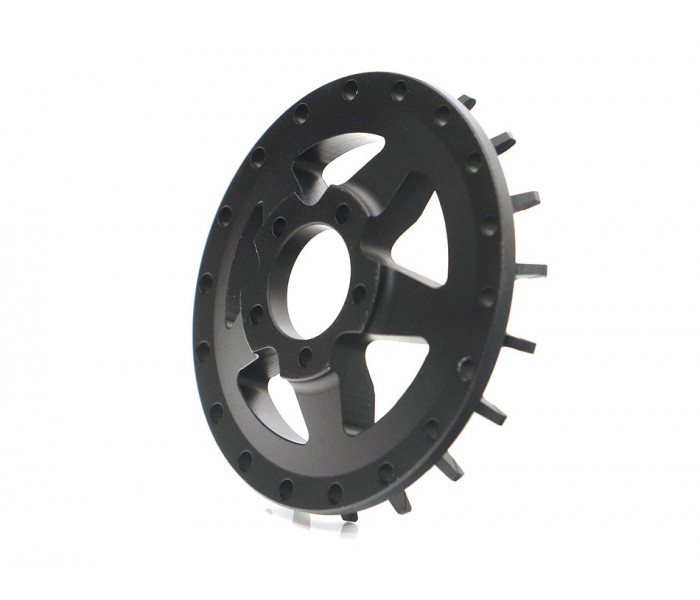 Boom Racing ProBuild™ 1.9" SS5 Adjustable Offset Aluminum Beadlock Wheels (2) Red/Matte Black