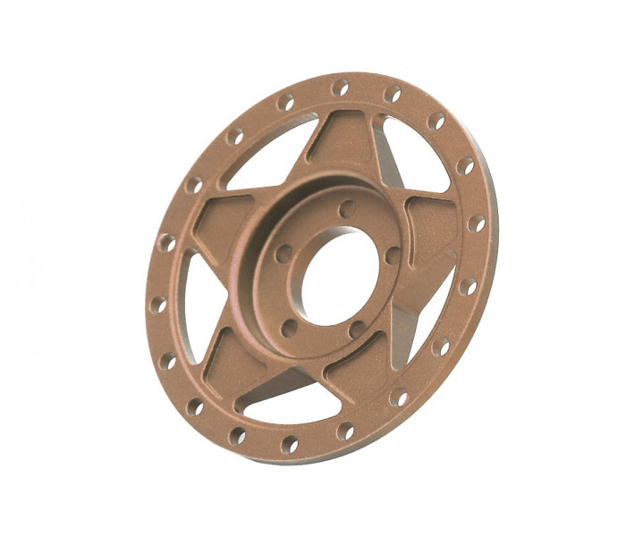 Boom Racing ProBuild™ 1.9" RTS Adjustable Offset Aluminum Beadlock Wheels (2) Matte Black/Matte Bronze
