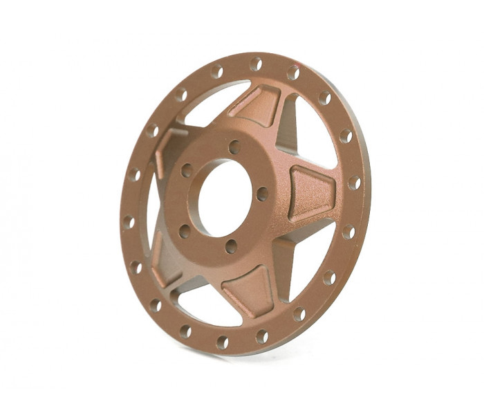 Boom Racing ProBuild™ 1.9" RTS Adjustable Offset Aluminum Beadlock Wheels (2) Matte Black/Matte Bronze