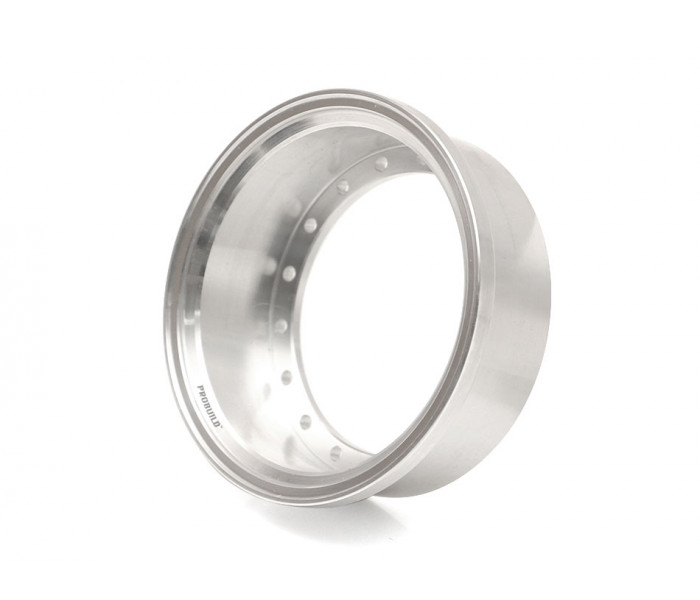 Boom Racing ProBuild™ 1.9" SV5 Adjustable Offset Aluminum Beadlock Wheels (2) Raw Silver/Matte Black