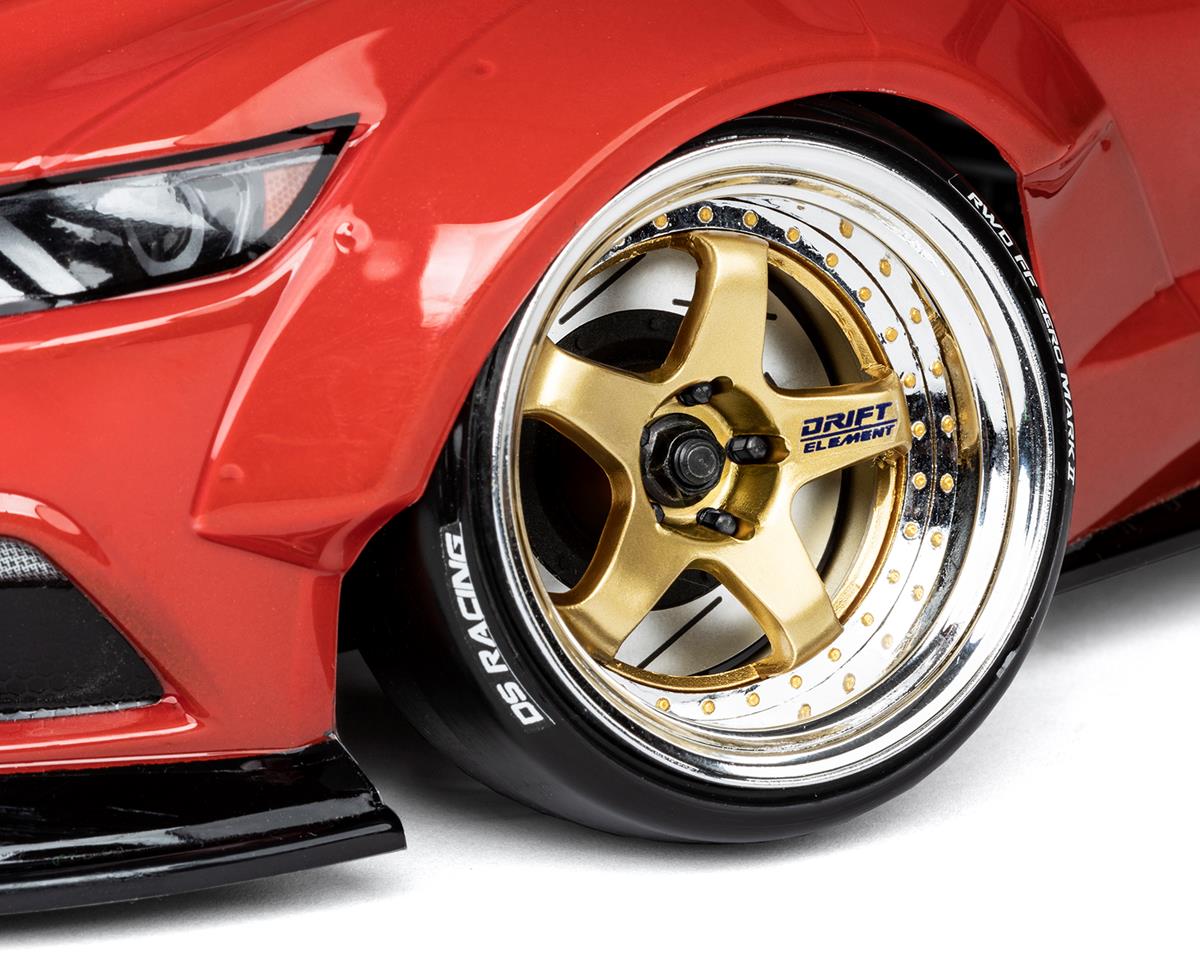 DS Racing Drift Element Scale Lug Nuts (Black) (24) (Short)