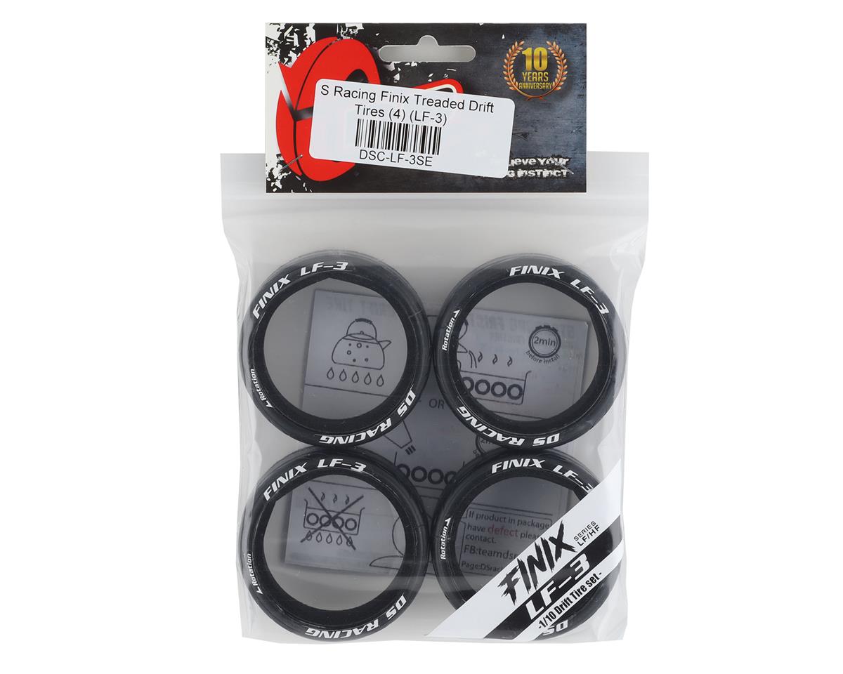 DS Racing Finix Treaded Drift Tires (4) (LF-3)