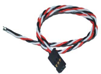 G-007 JR Male Servo Lead Twisted Wire 22AWG L=15CM