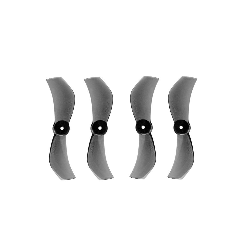 Gemfan <b>1210 31MM 2-Blade</b> Propeller (Set of 4) - 1mm Shaft - Clear Black