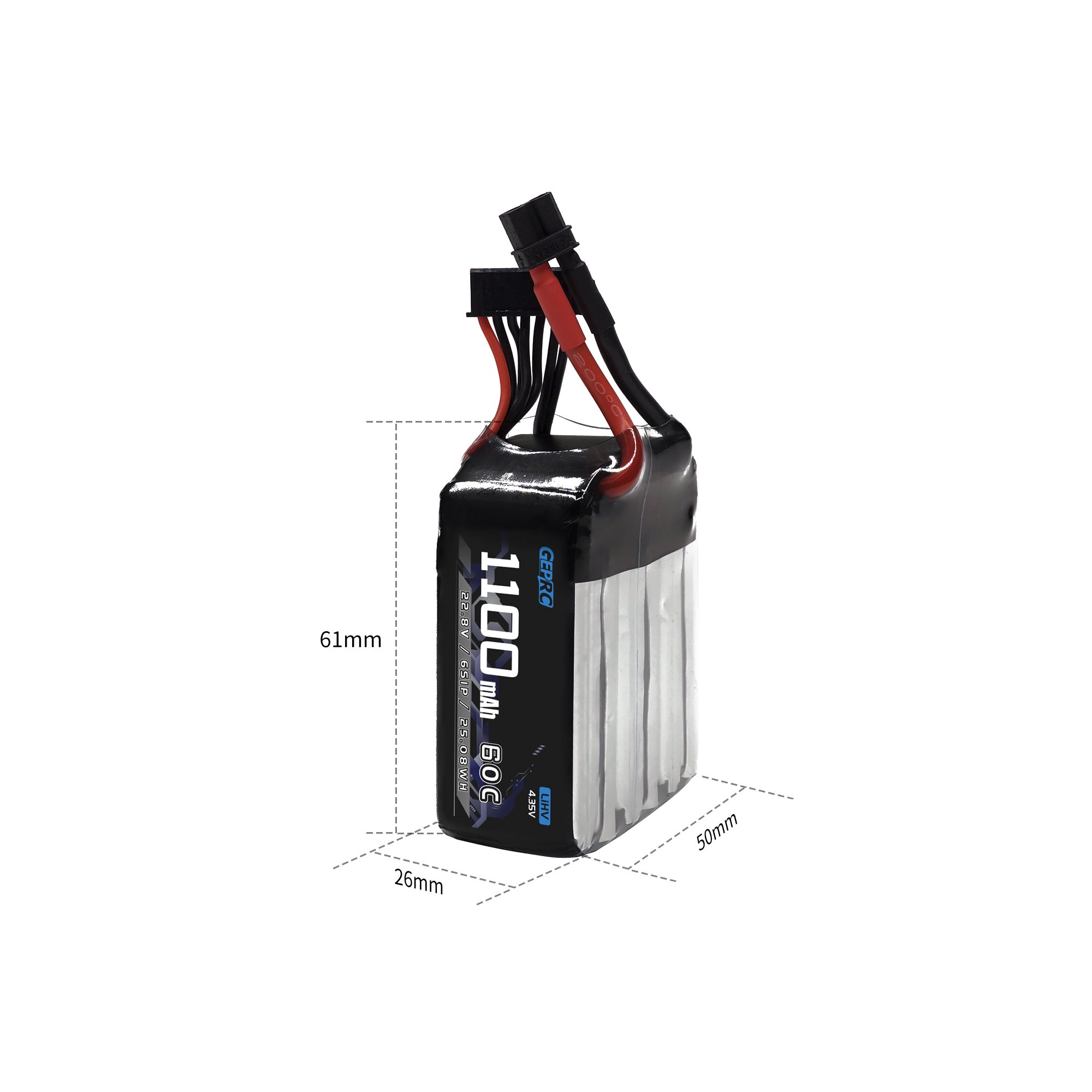 GEPRC 1100mAh 6S 60C/110C 4.35V LiHV Battery