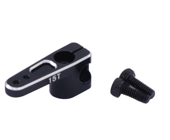 Hobby Details Axial SCX24 Aluminum 15T Servo Horn (Black)