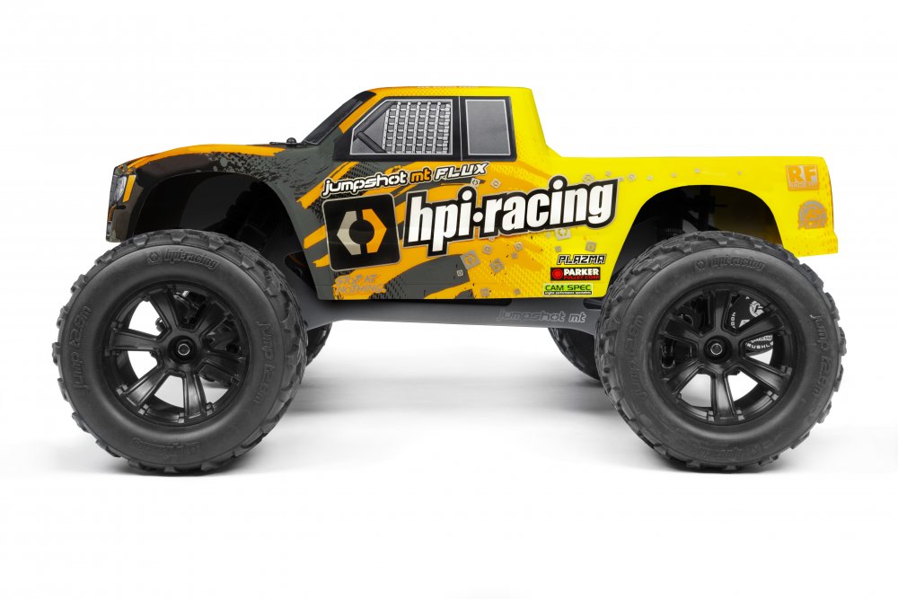 HPI Racing Jumpshot 1/10 Monster Truck Flux 2WD Grey/Yellow, RTR