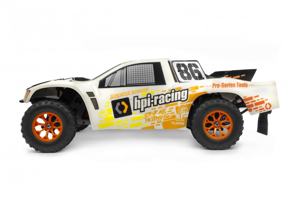 HPI Racing Jumpshot Flux Short Course 1/10 2WD White / Orange, RTR