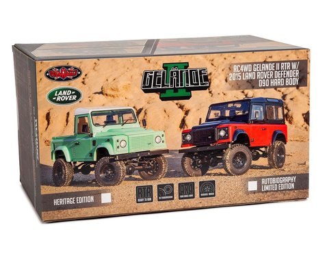 RC4WD Gelande II RTR Scale Crawler w/2015 Land Rover Defender D90 Pick-Up Body
