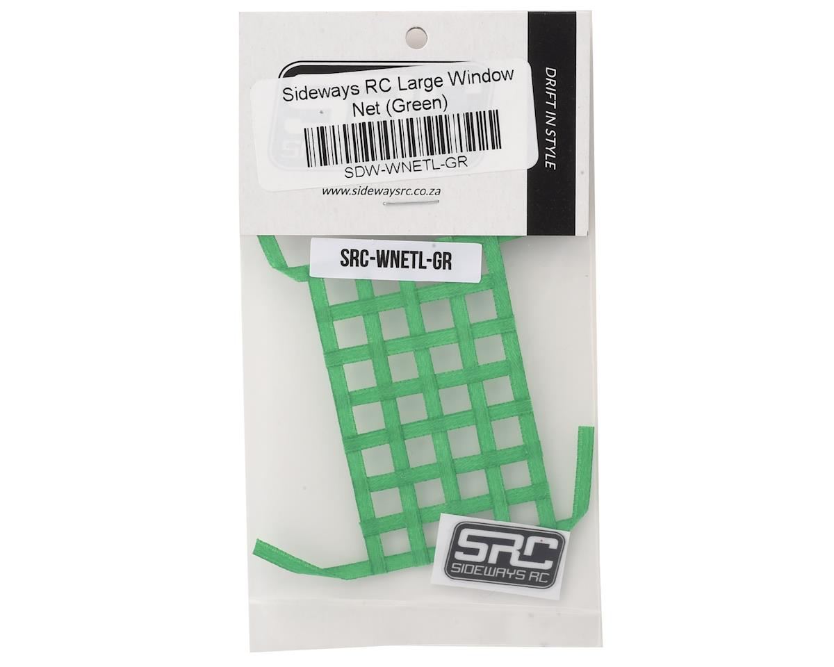 Sideways RC Scale Drift Window Net (Green) (Large)
