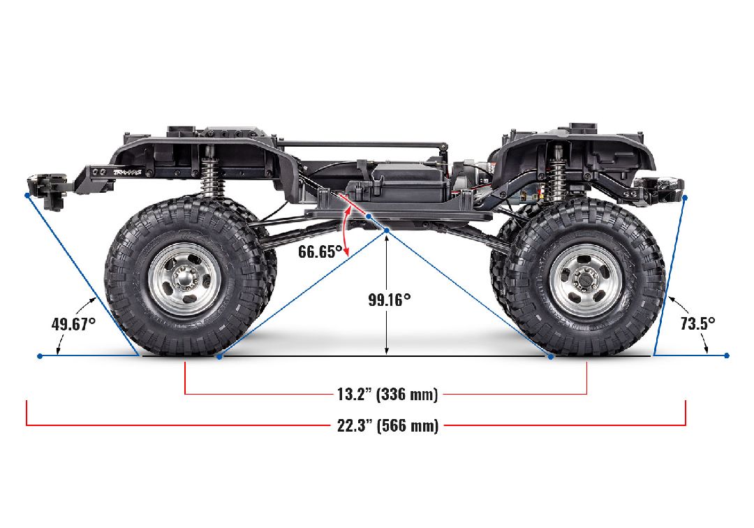 Traxxas TRX-4 Ford F-150 Ranger XLT High Trail Edition RTR - Blue