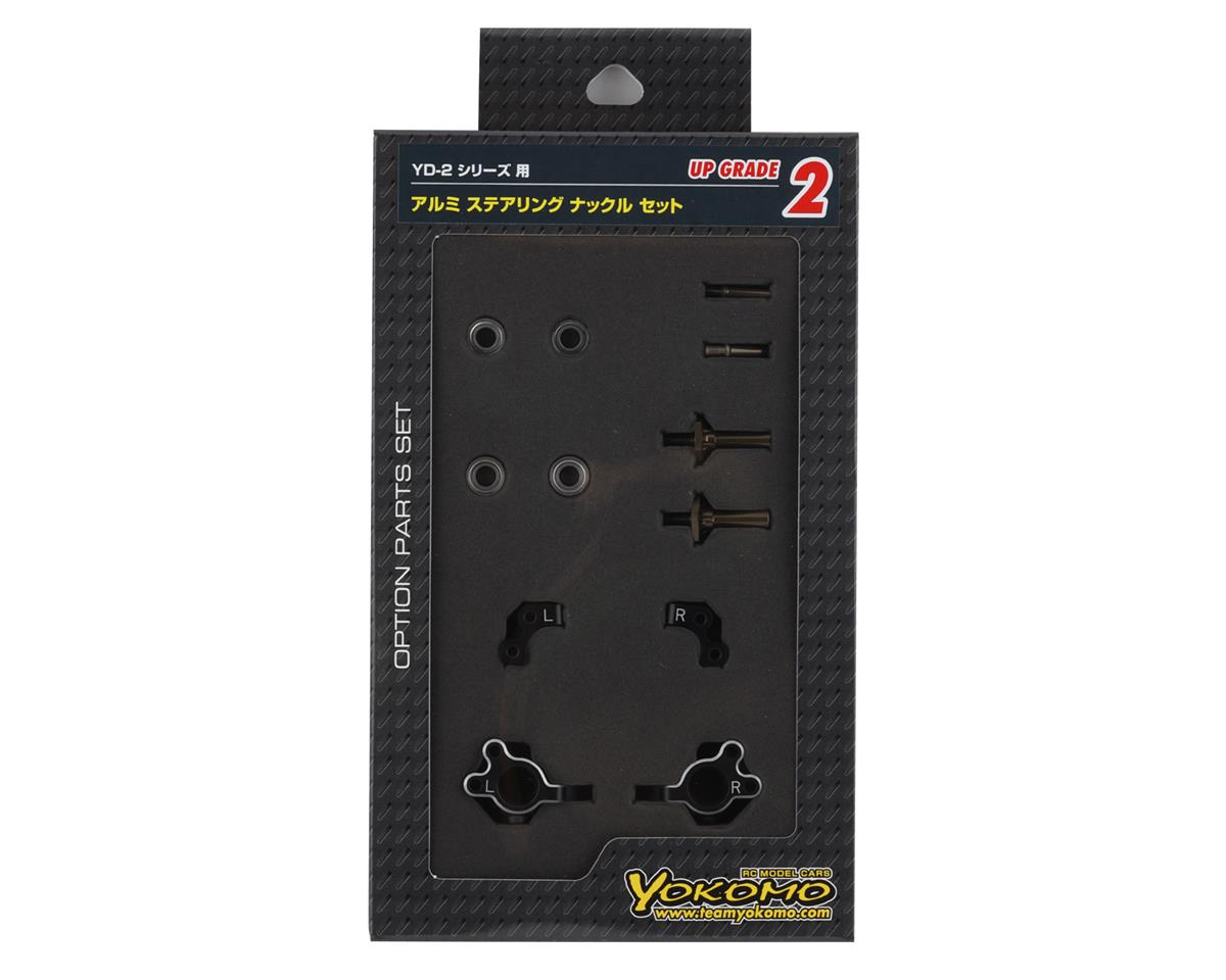 Yokomo YD-2S Aluminum Steering Block Set (Black)